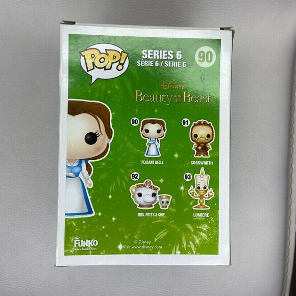 NWB Funko POP! Disney Beauty and The Beast Peasant Belle #90 Vinyl Figure - Picture 6 of 11